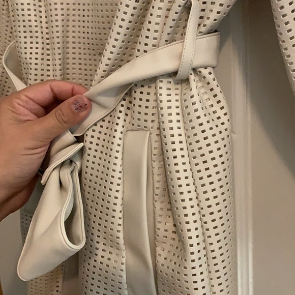 Vegan leather Perforated Jacket - Picture 7 of 8